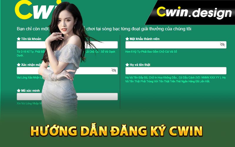 Hướng dẫn đăng ký Cwin